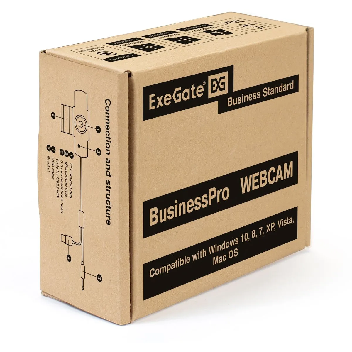 Веб-камера Exegate BusinessPro C922 HD Tripod (EX287378RUS) - фото 4