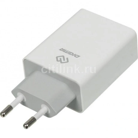 Сетевое зарядное устройство Digma DGWC-3U-5A-WG 5A белый