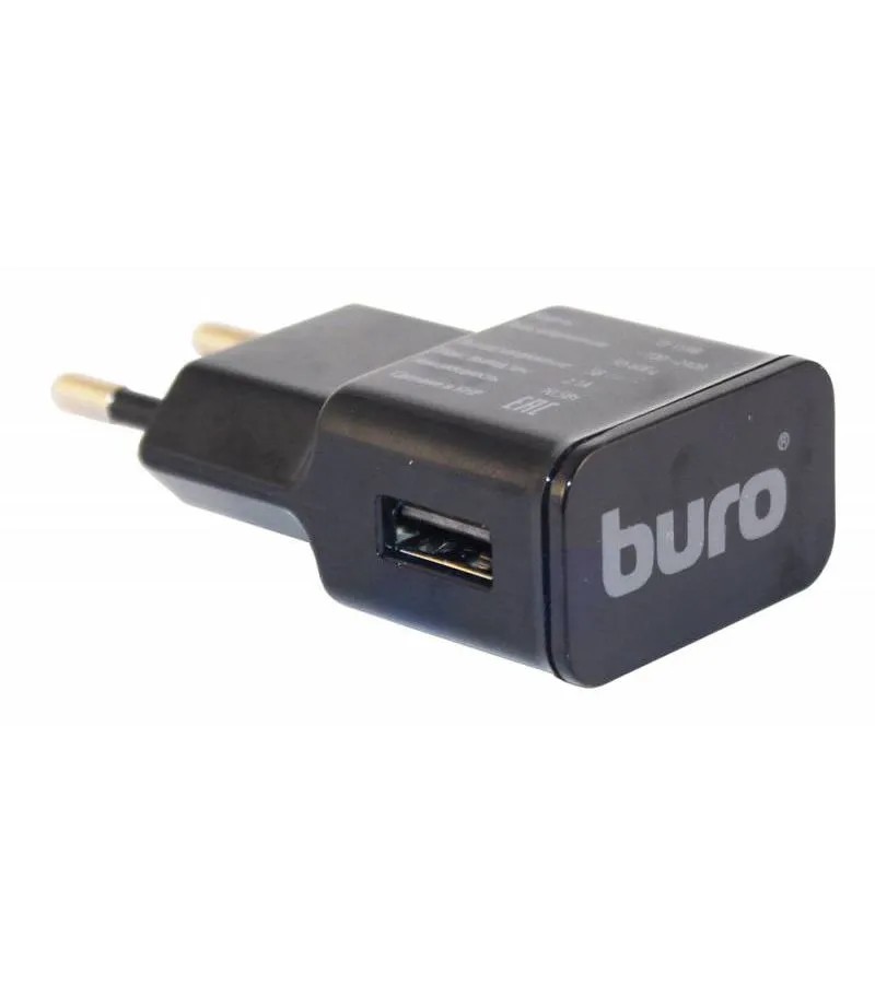Сетевое зарядное устройство Buro TJ-159b 2.1A черный - фото 4