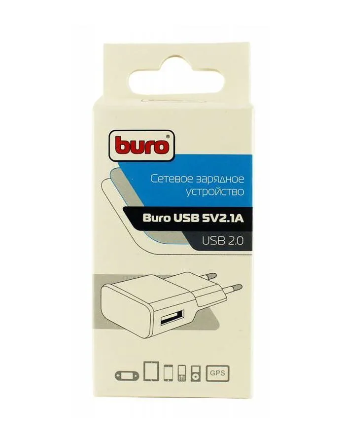 Сетевое зарядное устройство Buro TJ-159b 2.1A черный - фото 7