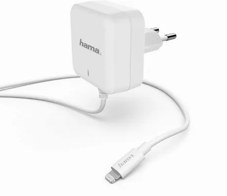Сетевое зарядное устройство Hama H-183318 3A PD для Apple белый ...