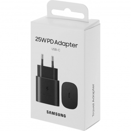 Сетевое зарядное устройство Samsung EP-TA800NBEGWW 2A PD черный - фото 6
