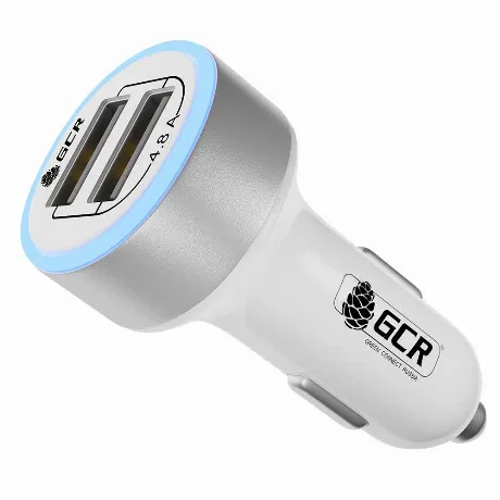 Автомобильное зарядное устройство GCR GCR-51984 на 2 USB порта 4...