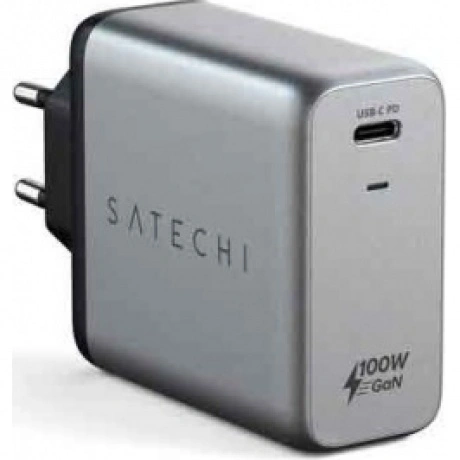 Сетевое зарядное устройство Satechi Charger 100W GaN Power серый...