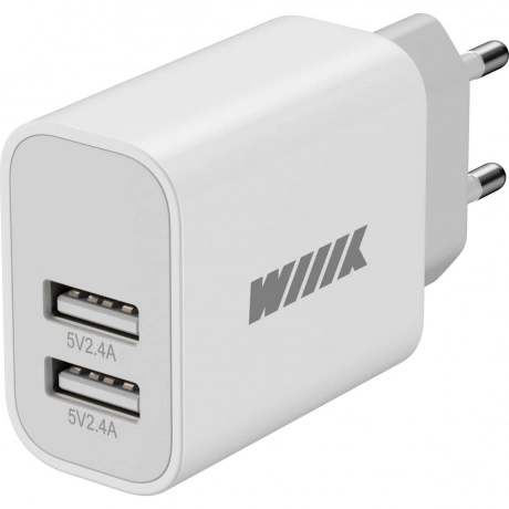 Сетевое зарядное устройство Wiiix UNN-1-2-04-W 2.4A универсально...