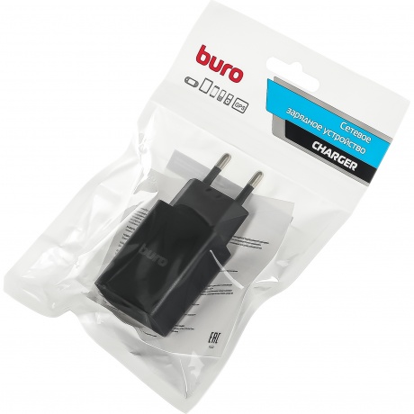 Сетевое зарядное устройство Buro BUWA1 2.1A черный (BUWA10S100BK) - фото 15