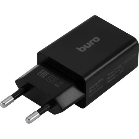 Сетевое зарядное устройство Buro BUWA1 2.1A черный (BUWA10S100BK) - фото 24