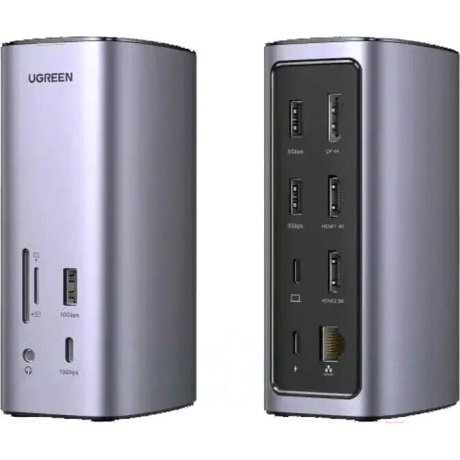 Док-станция UGREEN CM555 (90325) Grey - фото 30
