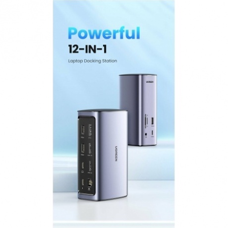 Док-станция UGREEN CM555 (90325) Grey - фото 6