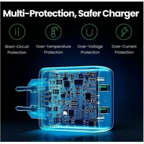 Зарядное устройство UGREEN CD161 (10216) Black - фото 6