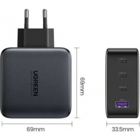 Сетевое зарядное устройство UGREEN CD226 (40747) Grey - фото 2