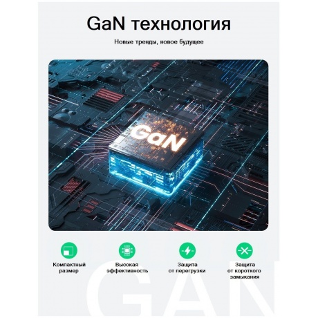 Сетевое зарядное устройство UGREEN CD244 (10335) Black - фото 5