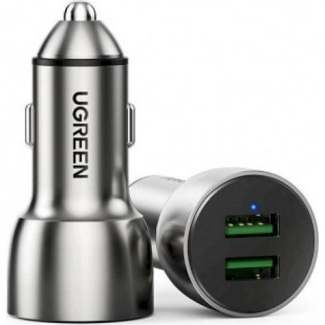 Автомобильное зарядное устройство UGREEN 2хUSB-A, QC 3.0, 36 Вт ...