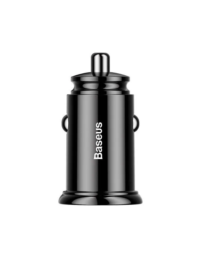 Автомобильное зарядное устройство Baseus Circular Plastic Black (CCALL-YD01) - фото 4