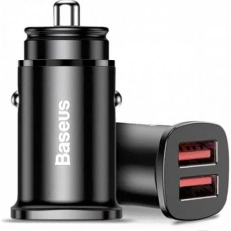 Автомобильное зарядное устройство Baseus QuickCharge3 Black (CCALL-DS01) - фото 1