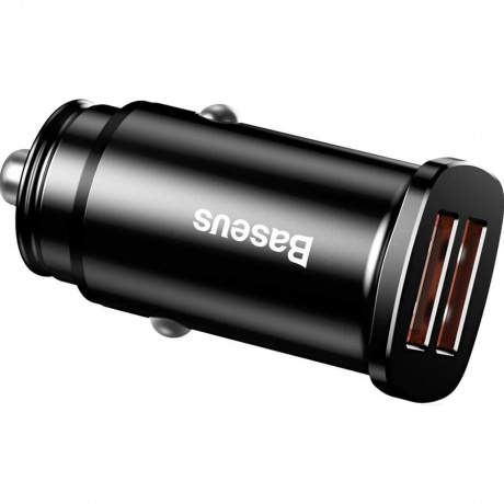 Автомобильное зарядное устройство Baseus QuickCharge3 Black (CCALL-DS01) - фото 2