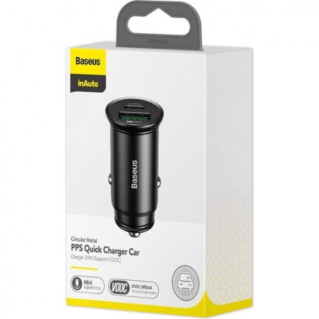 Автомобильное зарядное устройство Baseus QuickCharge3 Black (CCALL-DS01) - фото 10