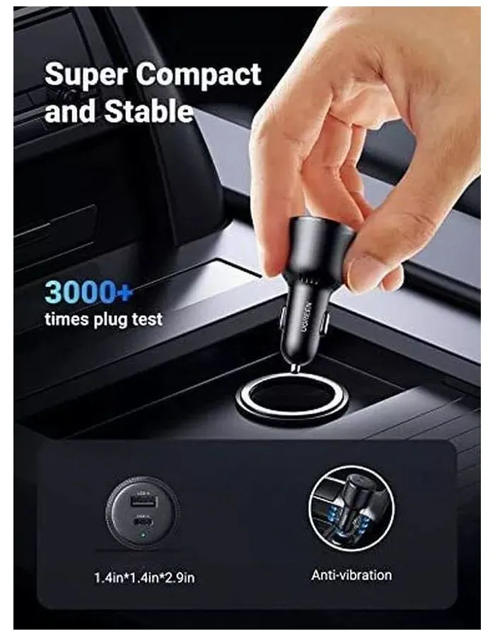 Автомобильное зарядное устройство UGREEN CD239-90645 (90645) - фото 4