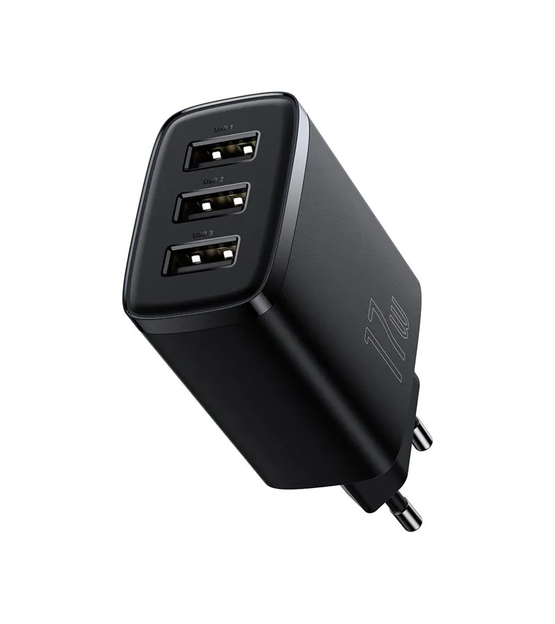 Сетевое зарядное устройство Baseus Compact 17W EU Black (CCXJ020101) - фото 4