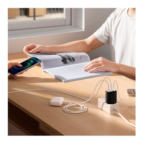 Сетевое зарядное устройство Baseus Compact 17W EU Black (CCXJ020101) - фото 7