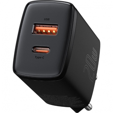Сетевое зарядное устройство Baseus Compact 20W Black (CCXJ-B01) - фото 2
