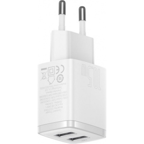 Сетевое зарядное устройство Baseus Compact Charger CCCP10UE White (CCXJ010202) - фото 2