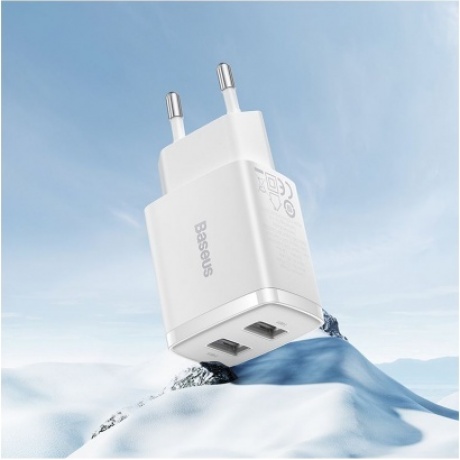 Сетевое зарядное устройство Baseus Compact Charger CCCP10UE White (CCXJ010202) - фото 15