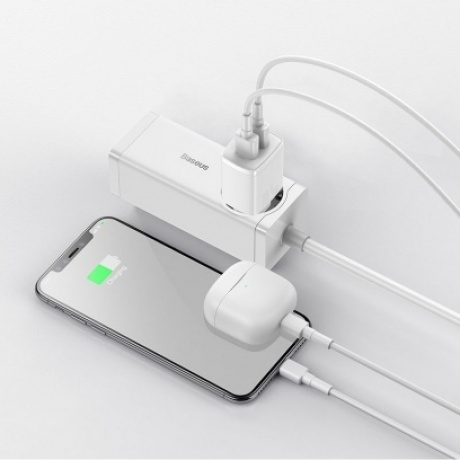 Сетевое зарядное устройство Baseus Compact Charger CCCP10UE White (CCXJ010202) - фото 10