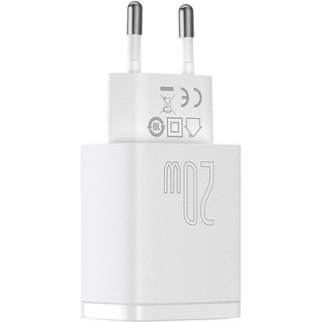 Сетевое зарядное устройство Baseus Compact White (CCXJ-B02) - фото 13