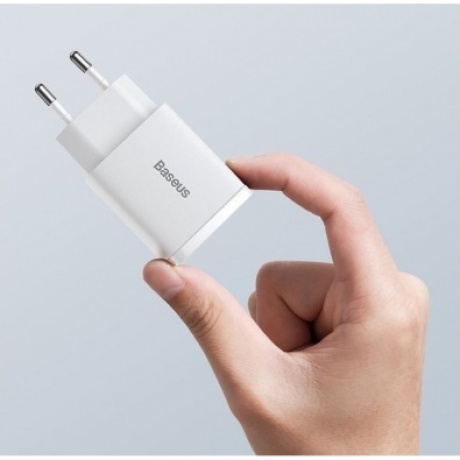 Сетевое зарядное устройство Baseus Compact White (CCXJ-B02) - фото 3
