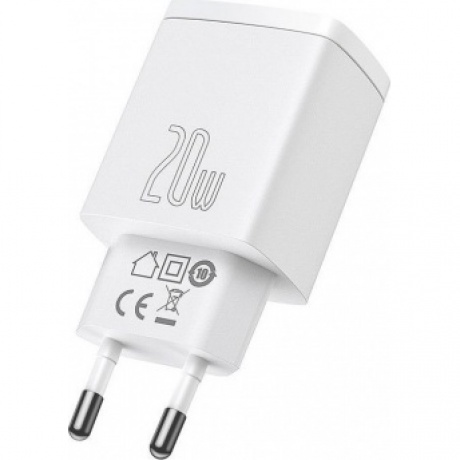 Сетевое зарядное устройство Baseus Compact White (CCXJ-B02) - фото 6