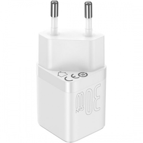 Сетевое зарядное устройство Baseus GAN3 30W EU White (CCGN0101020) - фото 4