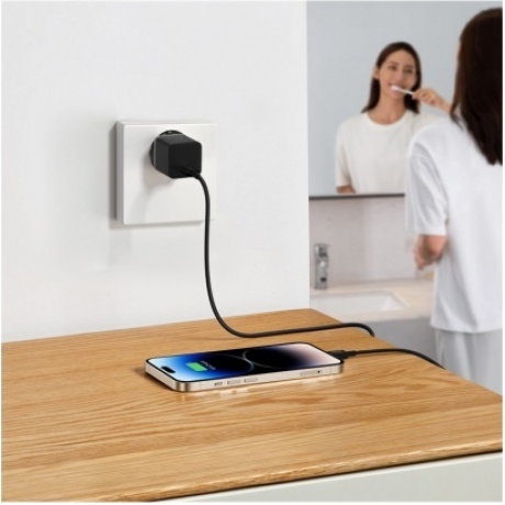 Сетевое зарядное устройство Baseus GaN5 20W EU Black (CCGN050101) - фото 14