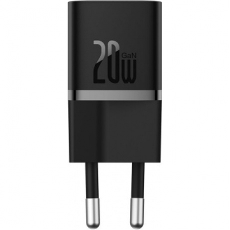 Сетевое зарядное устройство Baseus GaN5 20W EU Black (CCGN050101) - фото 8