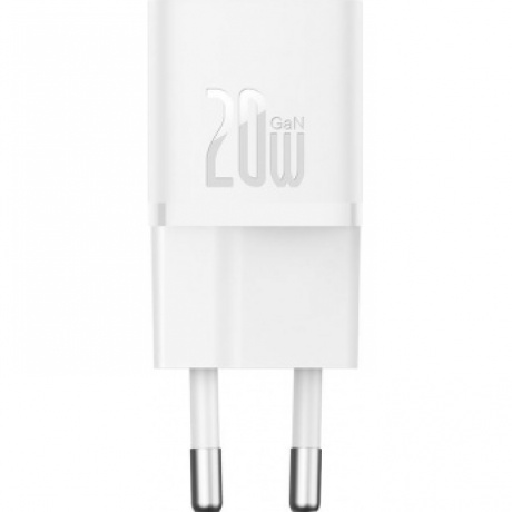 Сетевое зарядное устройство Baseus GaN5 20W EU White (CCGN050102) - фото 8