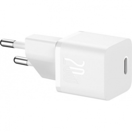 Сетевое зарядное устройство Baseus GaN5 20W EU White (CCGN050102) - фото 9