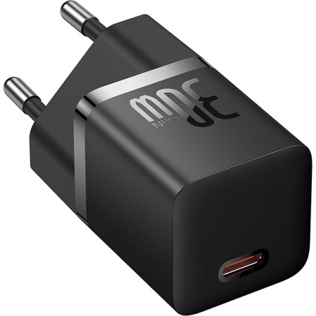 Сетевое зарядное устройство Baseus GaN5 30W Black (CCGN070401) - фото 2