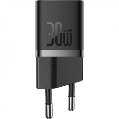 Сетевое зарядное устройство Baseus GaN5 30W Black (CCGN070401) - фото 3