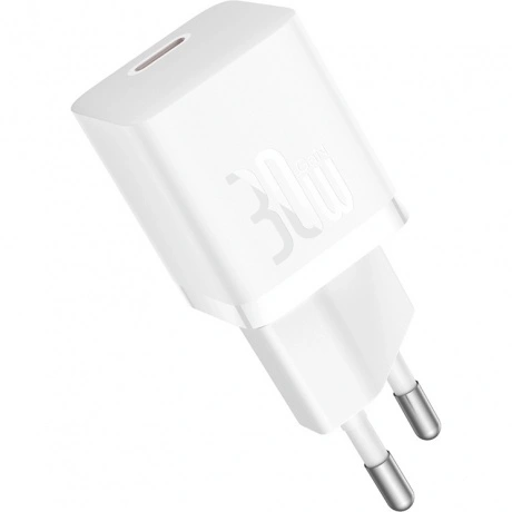 Сетевое зарядное устройство Baseus GaN5 30W White (CCGN070502)