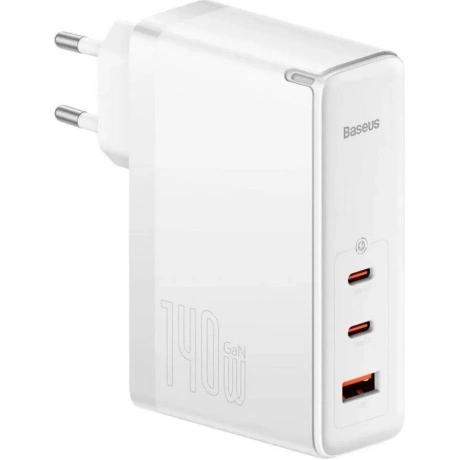 Сетевое зарядное устройство Baseus GaN5 Pro 140W EU White (CCGP1...
