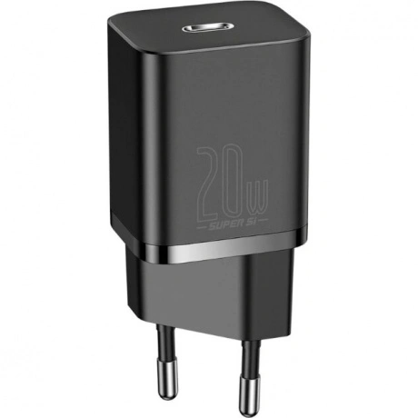 Сетевое зарядное устройство Baseus Super Si 20W EU Black (TZCCSU...