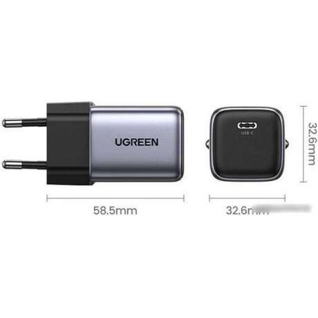 Сетевое зарядное устройство UGREEN CD318-90664 Space Gray (90664) - фото 2