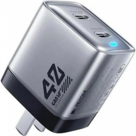 Зарядное устройство GaN 40W  (C+C ) Wekome WP-U02