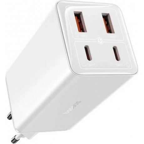 Сетевое зарядное устройство Baseus GaN6 Pro 100W EU Moon White (...