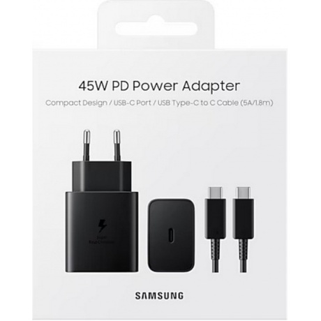 Сетевое зарядное устройство Samsung EP-T4510 черный (EP-T4510XBEGEU) - фото 5