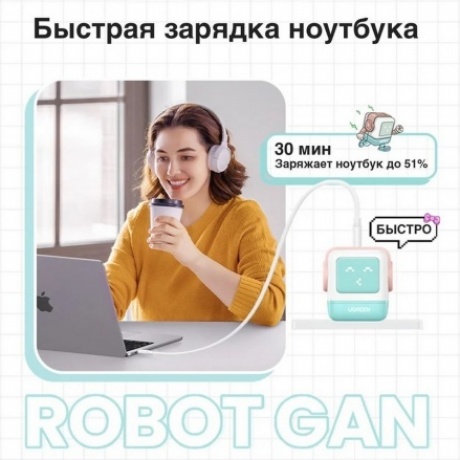 Сетевое зарядное устройство Ugreen CD361-35291 Purple - фото 4