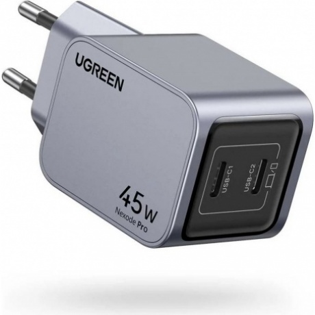 Сетевое зарядное устройство Ugreen X707 Space Gray (35008) - фото 3