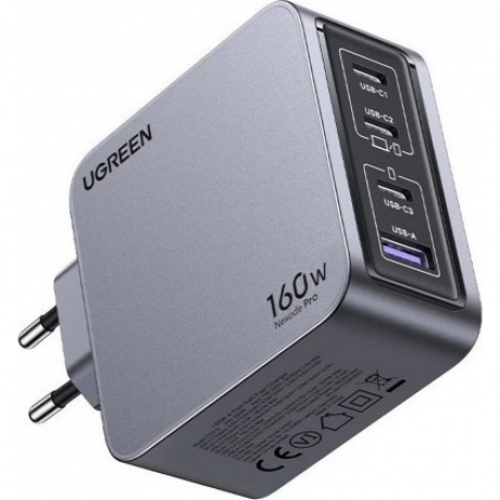 Сетевое зарядное устройство Ugreen X763 Space Gray (25877) - фото 1