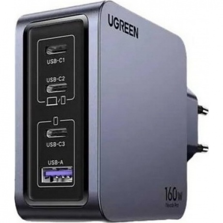 Сетевое зарядное устройство Ugreen X763 Space Gray (25877) - фото 2