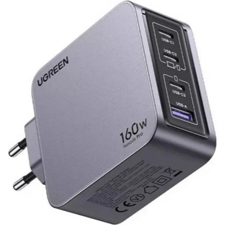 Сетевое зарядное устройство Ugreen X763 Space Gray (25877) - фото 9